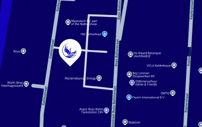 Map showing our office location
